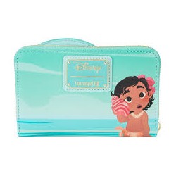 Loungefly Disney - Moana - Portafoglio Zip Ocean Waves